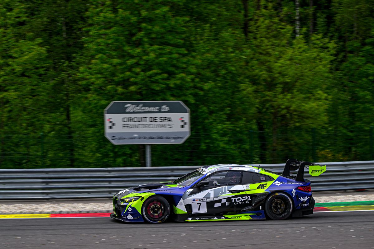 Obiecujący debiut w GT Open. Dybionka w walce o podium Pro-Am w Spa