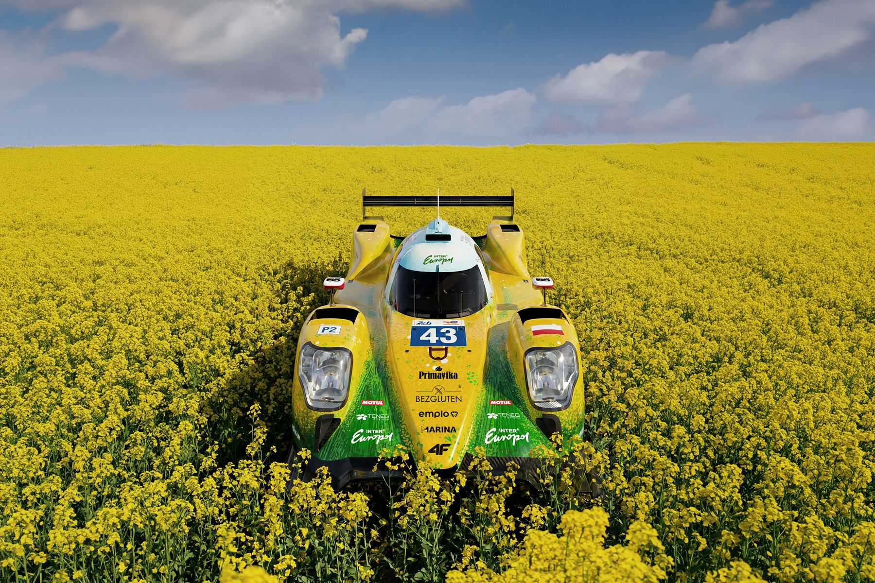 Specjalne malowanie polskiego zespołu na 24h Le Mans
