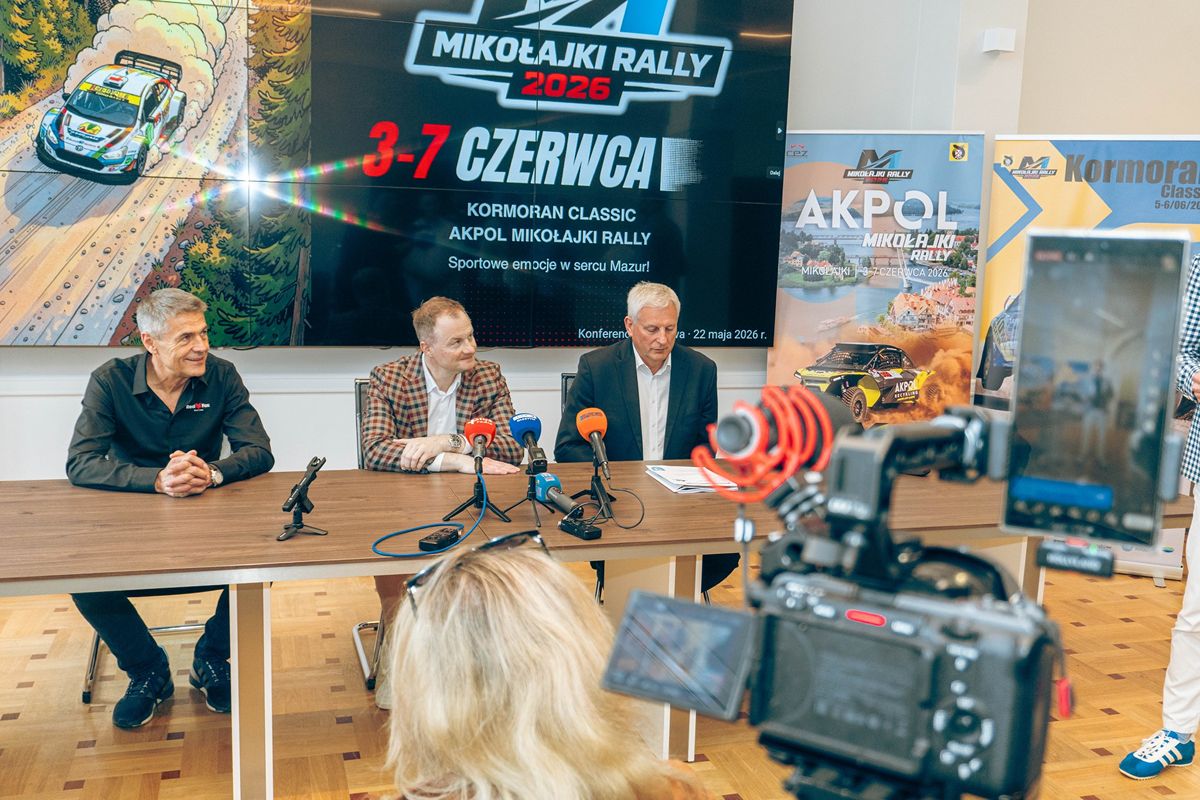 Mikołajki Rally 2026 zaprezentowane w Olsztynie. Mazury piszą nowy rajdowy rozdział