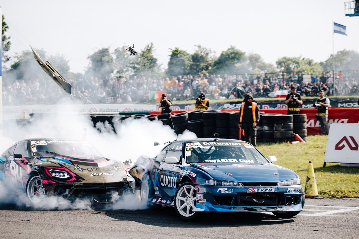 Ekscytująca runda Drift Masters na terenie starej kopalni