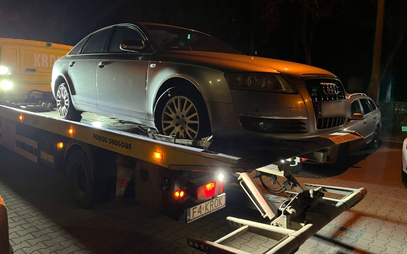 Pijany kierowca Audi na Korczaka