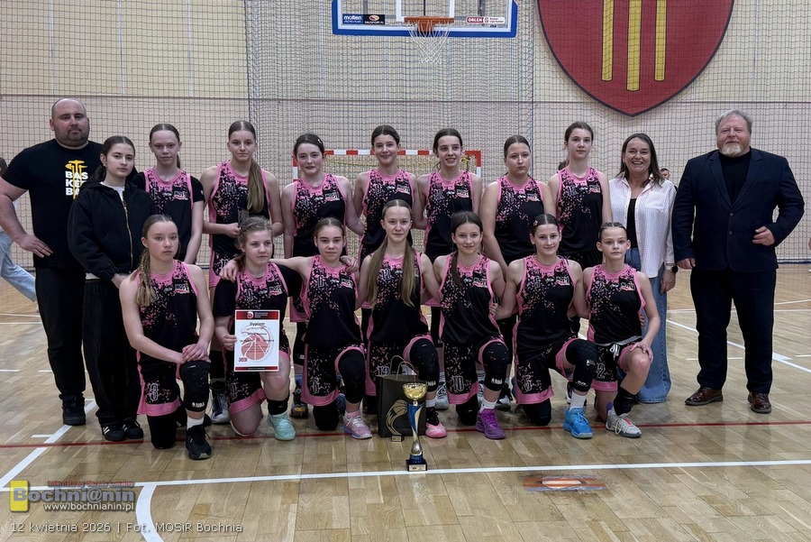 Koszykarki MOSiR Bochnia z awansem do półfinału Mistrzostw Polski U-13