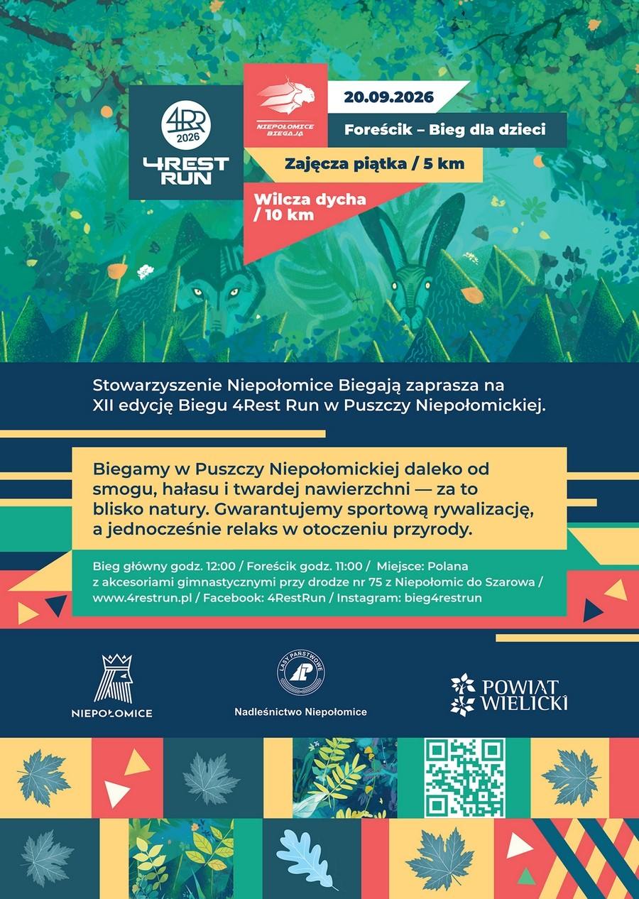 4Rest Run w Puszczy Niepołomickiej. Ruszyły zapisy na wrześniowy bieg