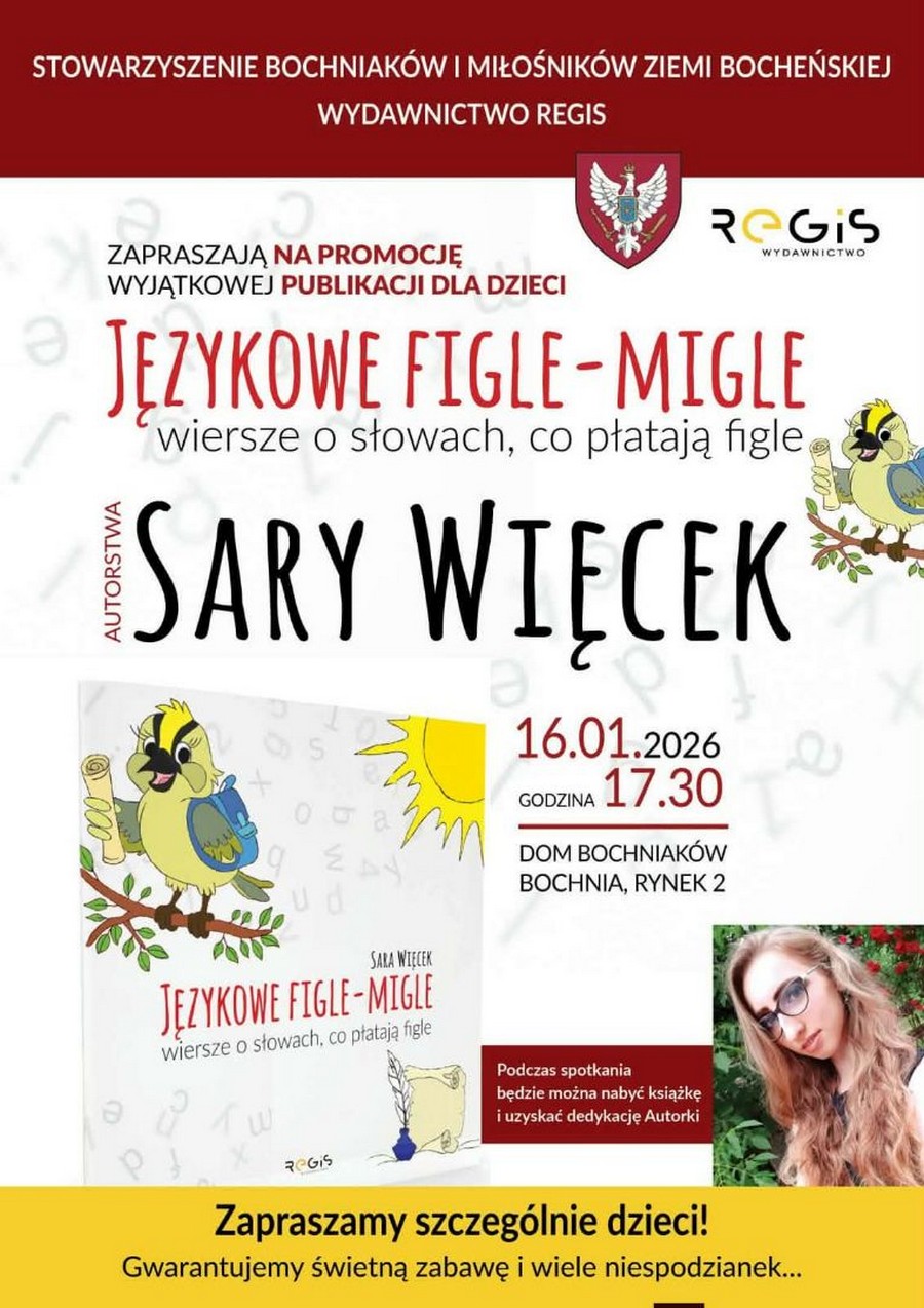 „Językowe figle-migle”. Promocja książki dla dzieci w Domu Bochniaków