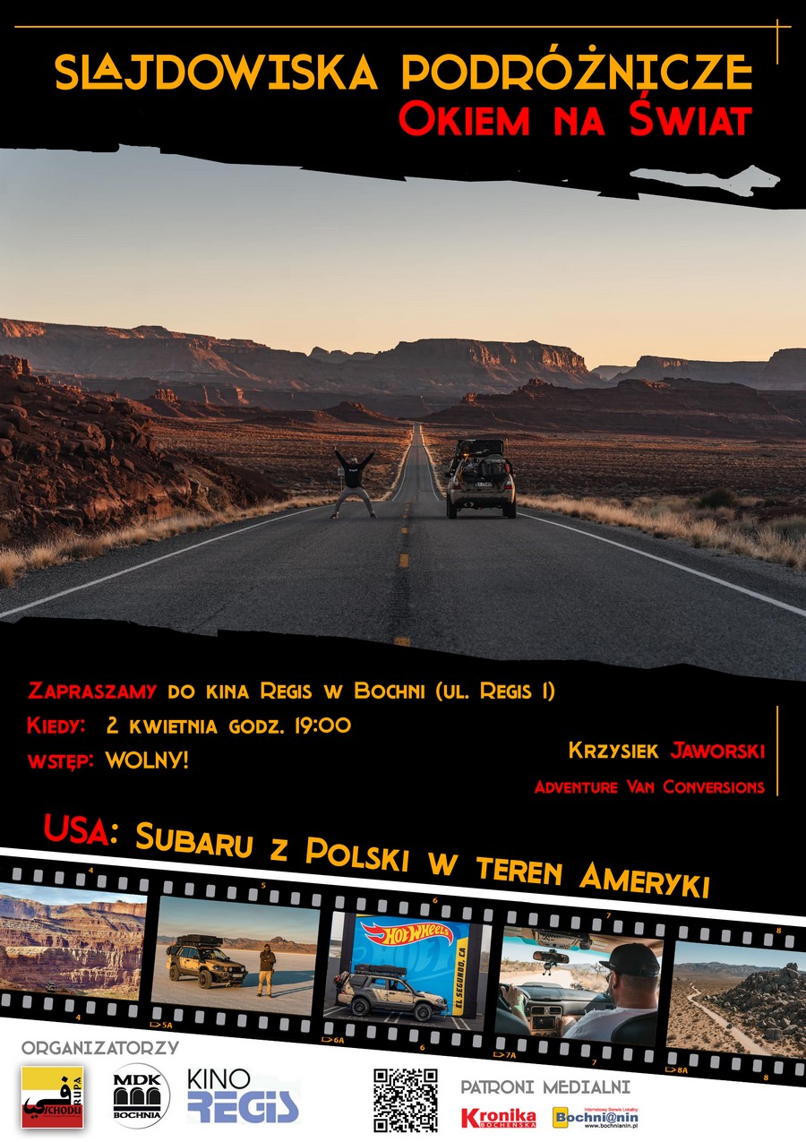 Subaru z Polski na bezdrożach USA. Kolejne spotkanie podróżnicze z cyklu „Okiem na Świat”