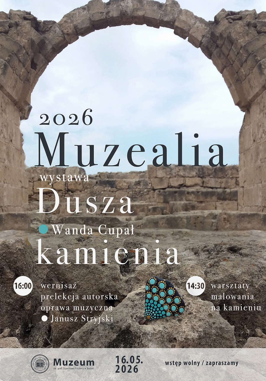 „Dusza kamienia” w bocheńskim muzeum. Warsztaty i wernisaż podczas Muzealiów 2026