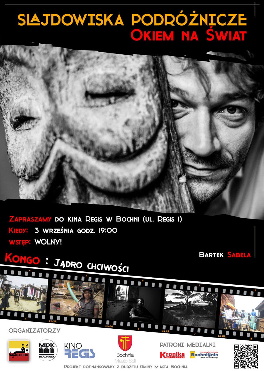 „Jądro chciwości. Demokratyczna Republika Konga”. Spotkanie w Kinie Regis w Bochni