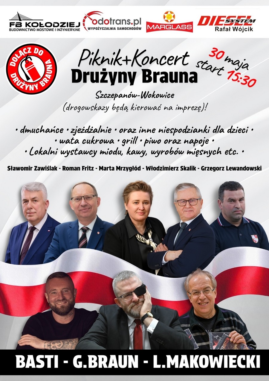 Drużyna Brauna zaprasza na piknik w Szczepanowie