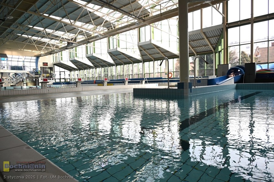 Bochnia. Od 7 stycznia Kryta Pływalnia ponownie otwarta