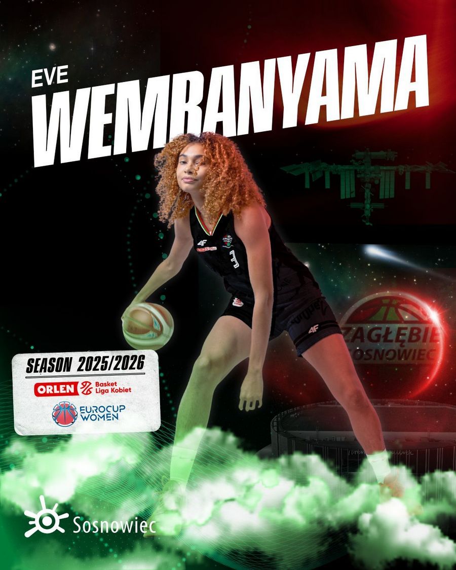 Zagłębie Sosnowiec ogłosiło gorący transfer. Do klubu dołącza Eve Wembanyama! 💥 Zobacz jak gra – WIDEO 🎞