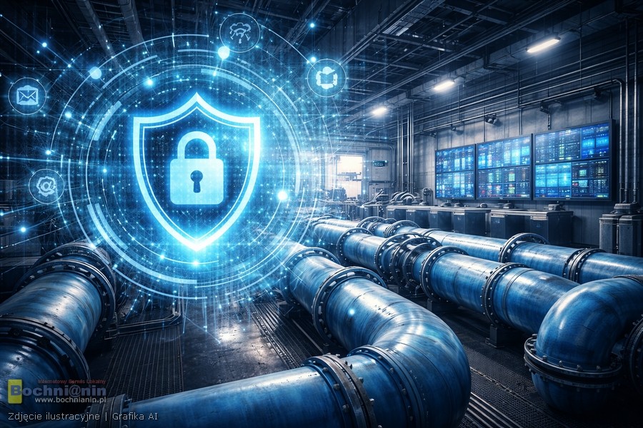 Ponad milion złotych na cyberbezpieczeństwo wodociągów w Gminie Bochnia. Miejska spółka bez dofinansowania
