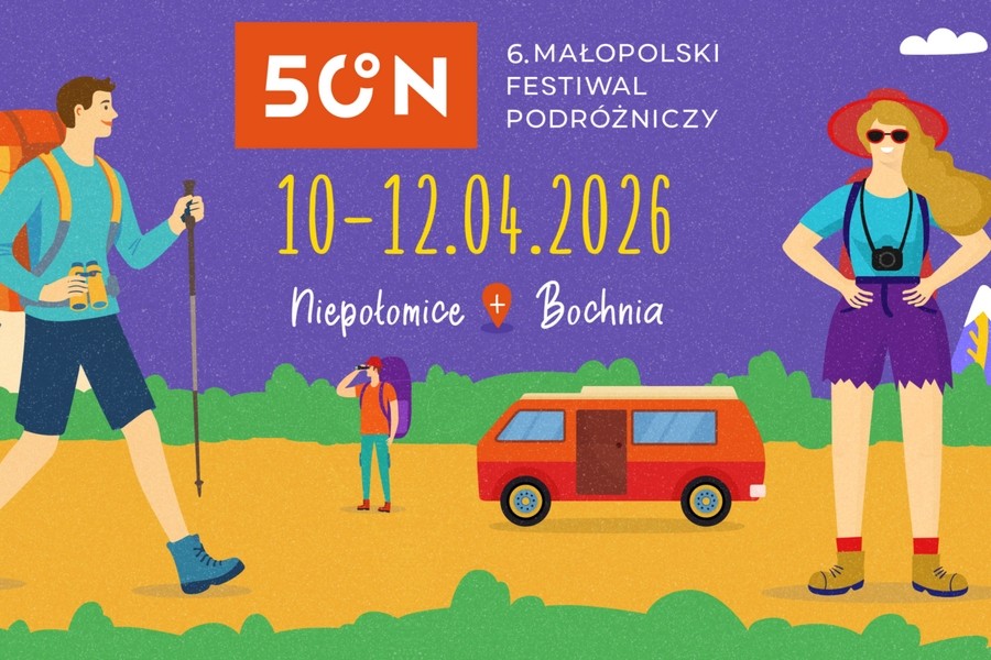 Nadchodzi 6. edycja Małopolskiego Festiwalu Podróżniczego 50°N