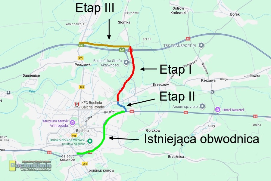 Przetarg na II etap obwodnicy Bochni z nowym terminem. Oferty do 27 marca