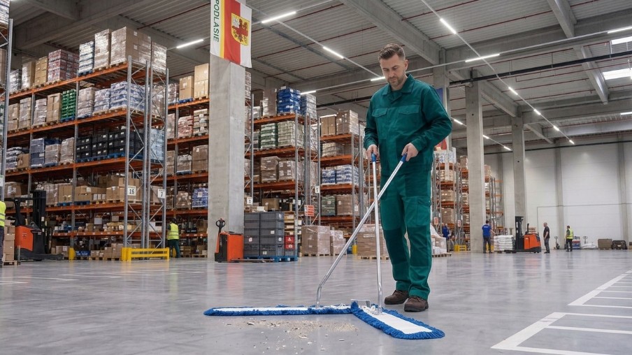 🔸 Profesjonalne sprzątanie z 40% oszczędnością czasu? Poznaj mop nożycowy 2x100cm