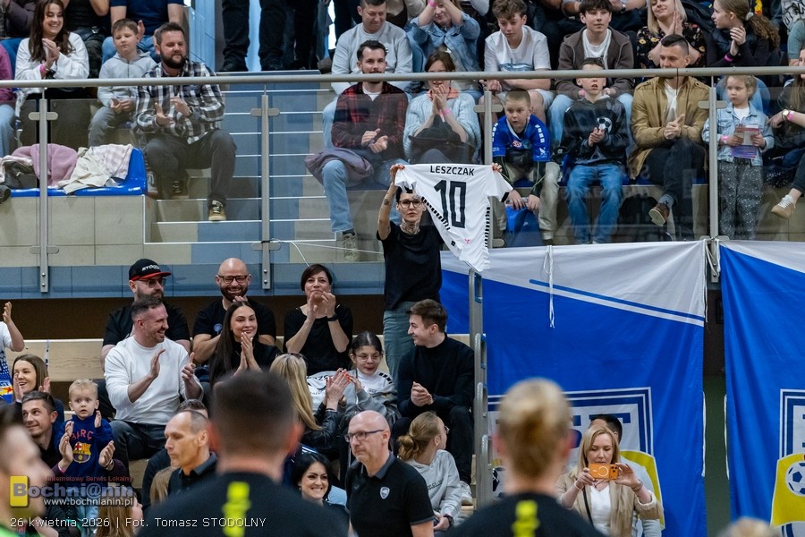 Agnieszka Chylińska na meczu BSF