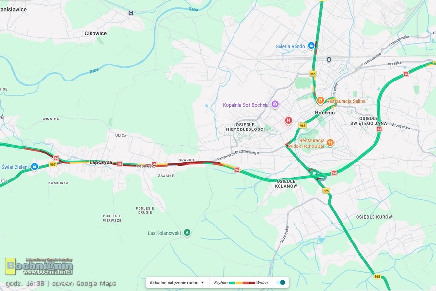 🔴 Zderzenie czołowe w Łapczycy. DK94 całkowicie zablokowana