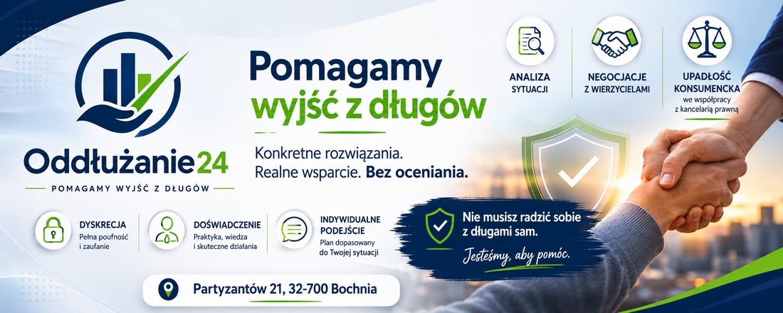 🔸 Oddłużanie24 – pomagamy wyjść z długów!