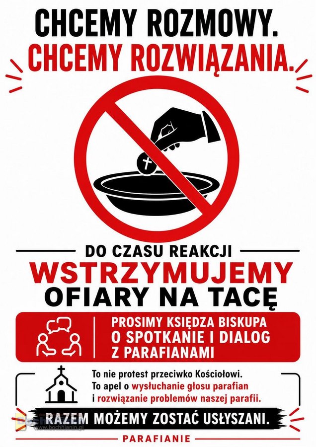 Parafia w Cikowicach podzielona. Pismo do biskupa, apel o kontrolę i wstrzymanie ofiar