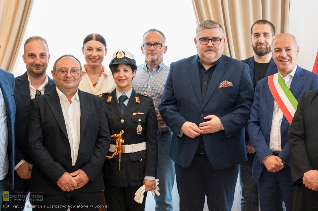 Włoska delegacja z wizytą w Powiecie Bocheńskim