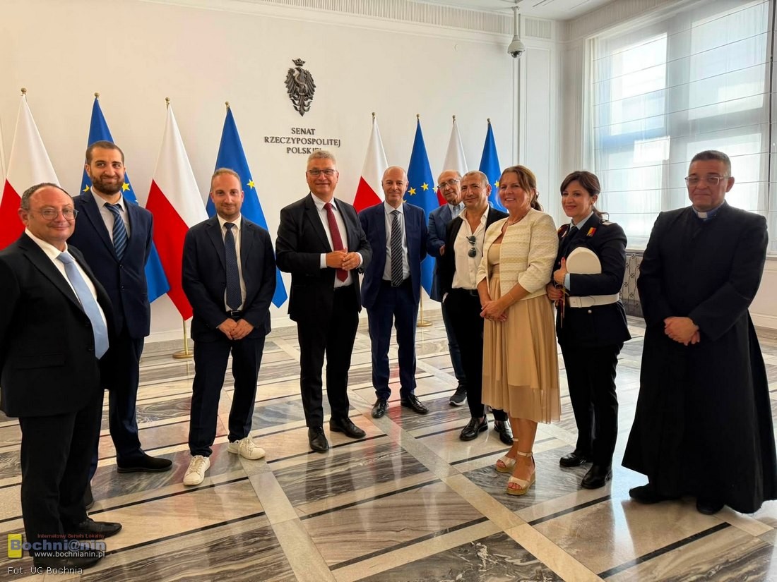 Partnerzy z Włoch odwiedzili Gminę Bochnia. W programie znalazła się także wizyta w Sejmie
