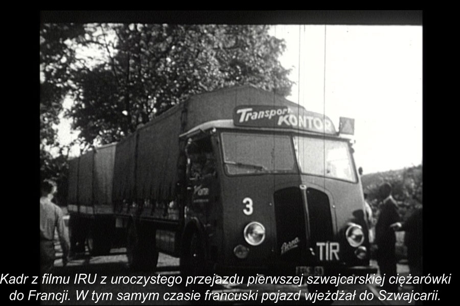 Niebieska plakietka TIR