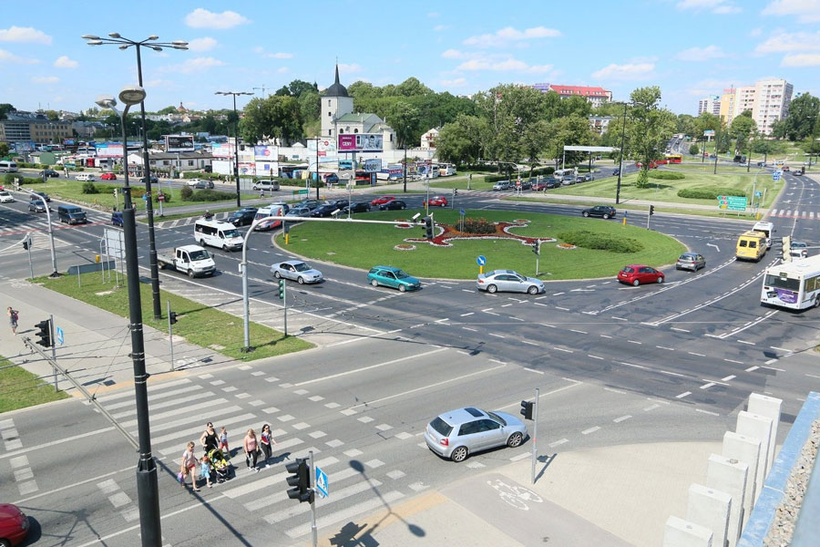 Zatłoczone miasta w Polsce