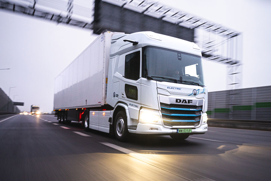 DAF sprawdzany przez Skibitrans