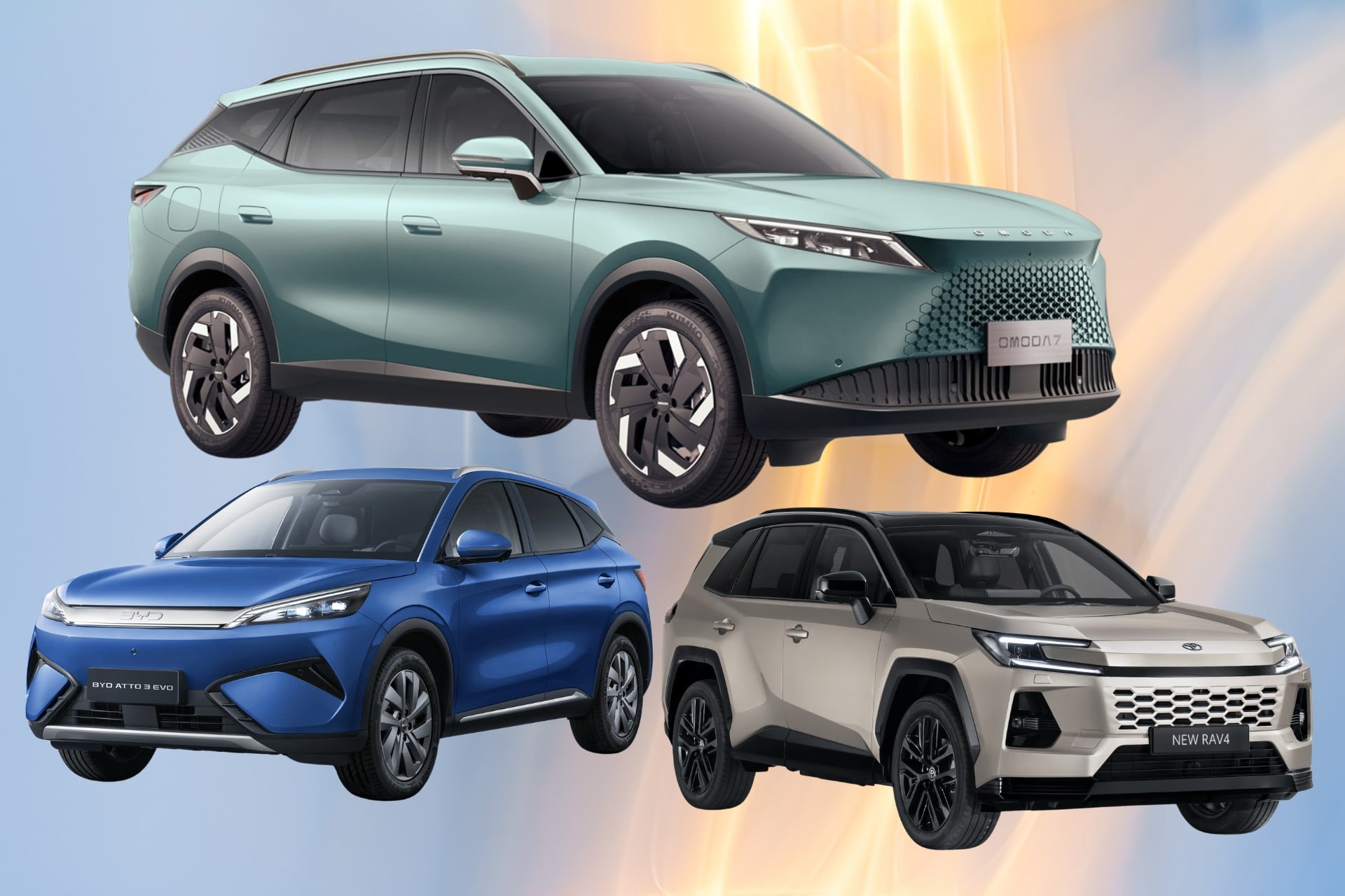 Nowe SUV-y w Polsce: Toyota RAV4 PHEV, Omoda 7, BYD Atto 3