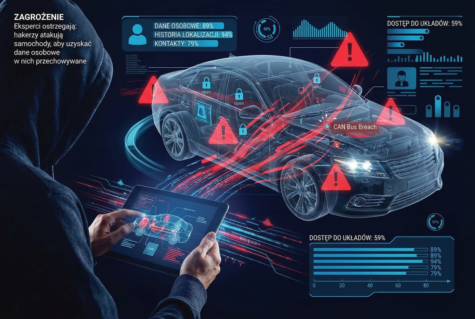 Czy samochód można zhakować? Nowe zagrożenia dla kierowców