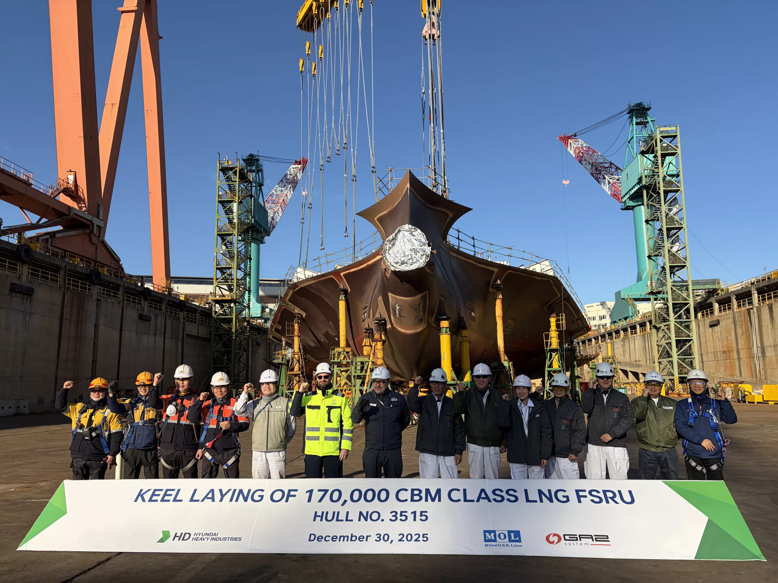 Położono stępkę pod nowoczesny terminal FSRU. istotny krok w kierunku bezpieczeństwa energetycznego Polski