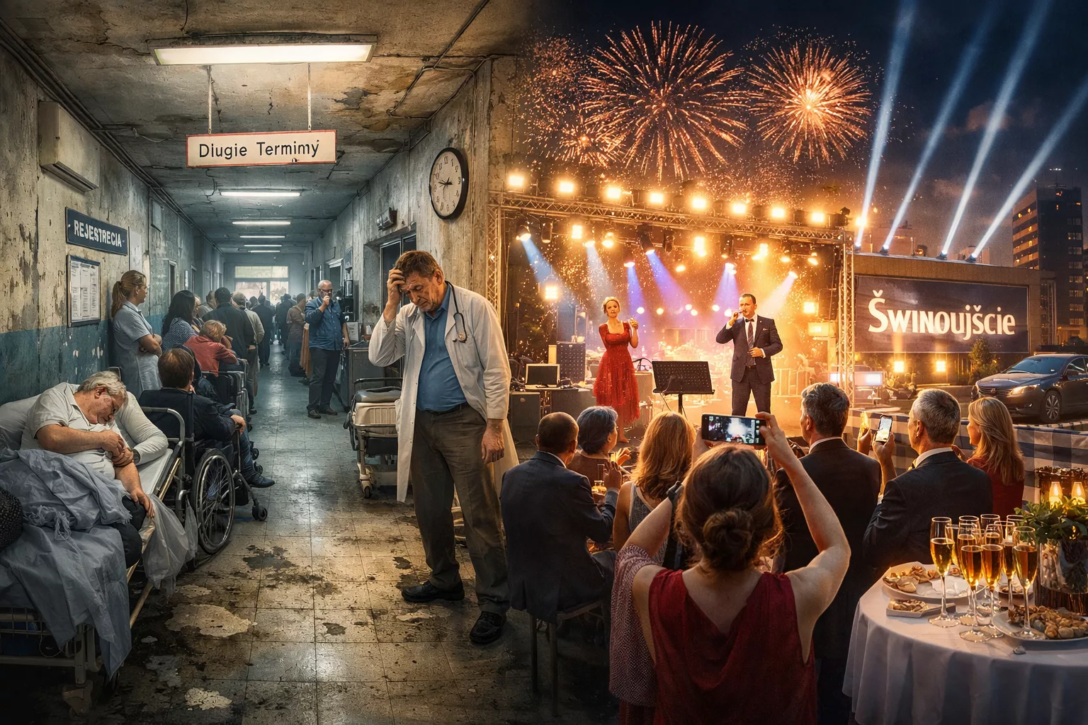 Świnoujście. Katastrofa w służbie zdrowia. Terminy jak wyrok, a publiczne pieniądze idą na propagandę