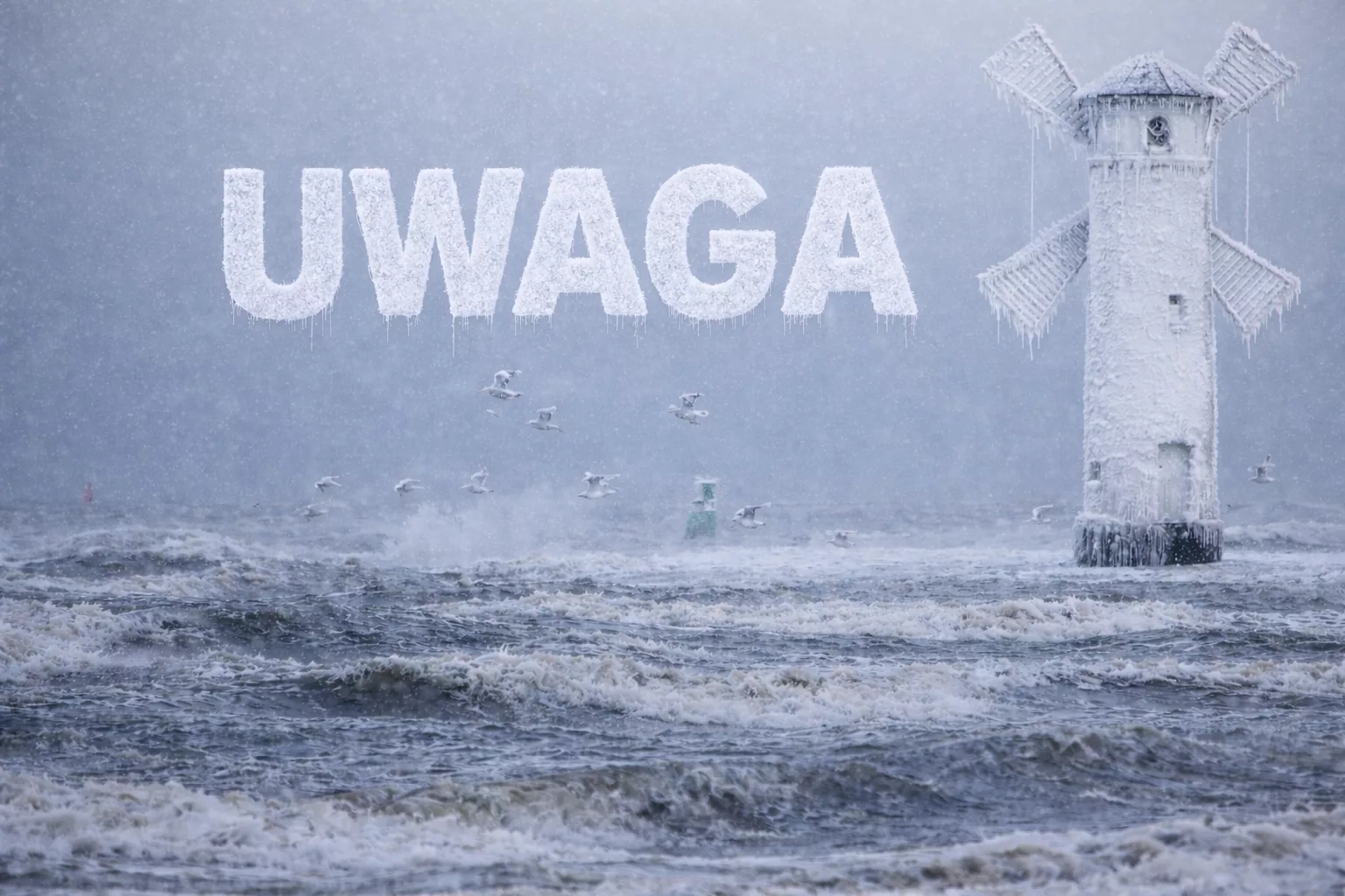 Ostrzeżenie IMGW: groźne opady marznące w Świnoujściu