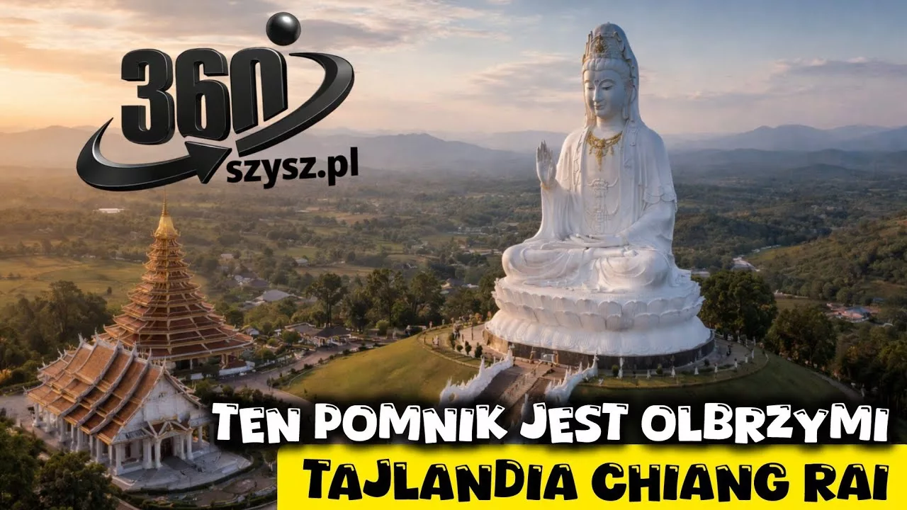 Gigantyczna Guan Yin w Chiang Rai – Wat Huay Pla Kang. Wirtualna wycieczka 360° po północnej Tajlandii