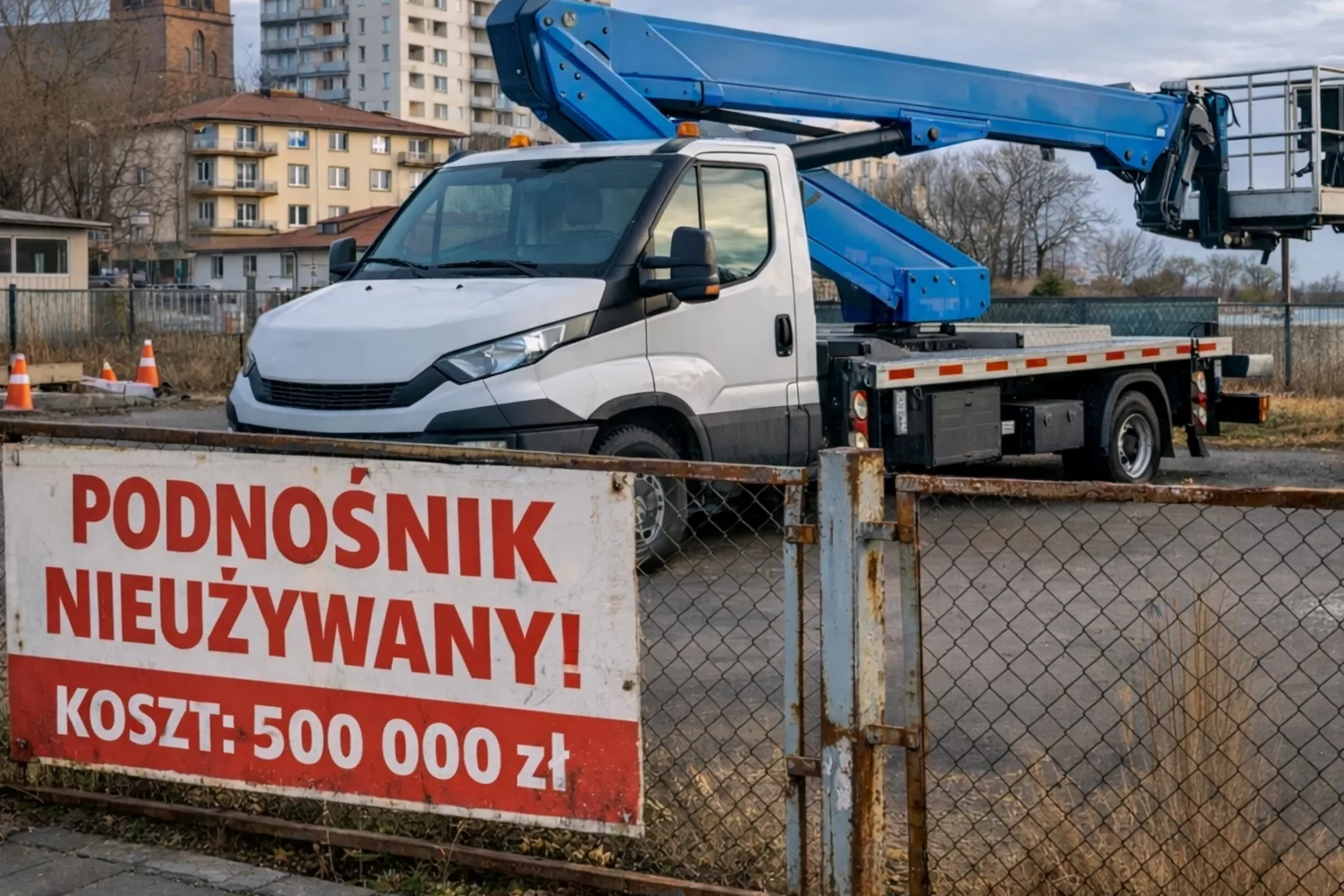 Podnośnik za pół miliona stoi i nie pracuje. Mieszkańcy Świnoujścia płacą za błędy urzędu