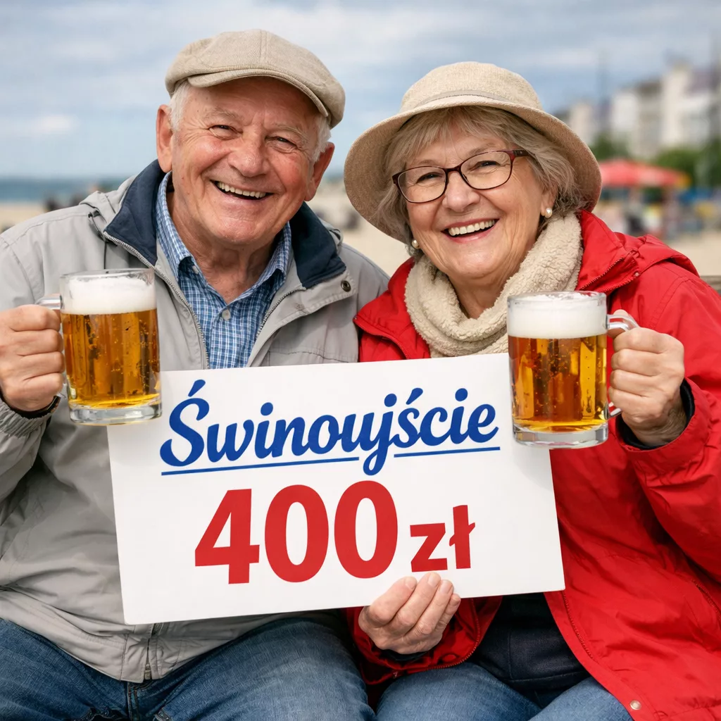 Czy seniorzy ze Świnoujścia przepiją bon 400 zł?