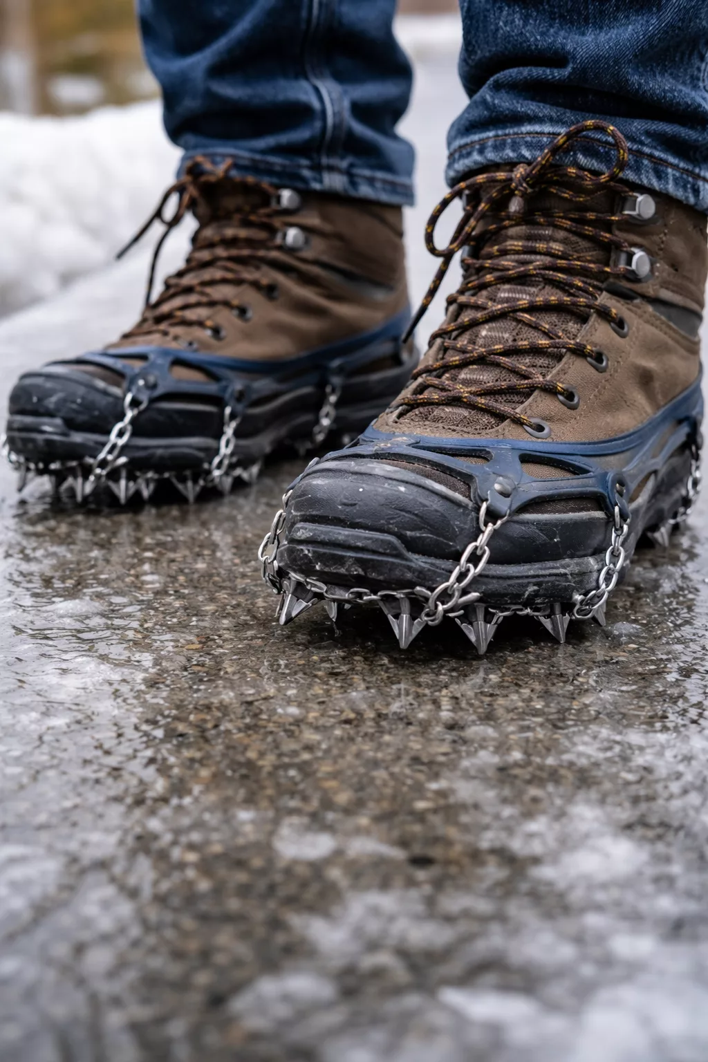 Raczki na lodzie ratują mieszkańców Świnoujścia