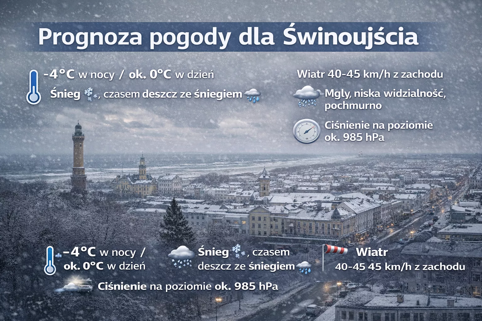 Prognoza pogody dla Świnoujścia – szczegółowa analiza