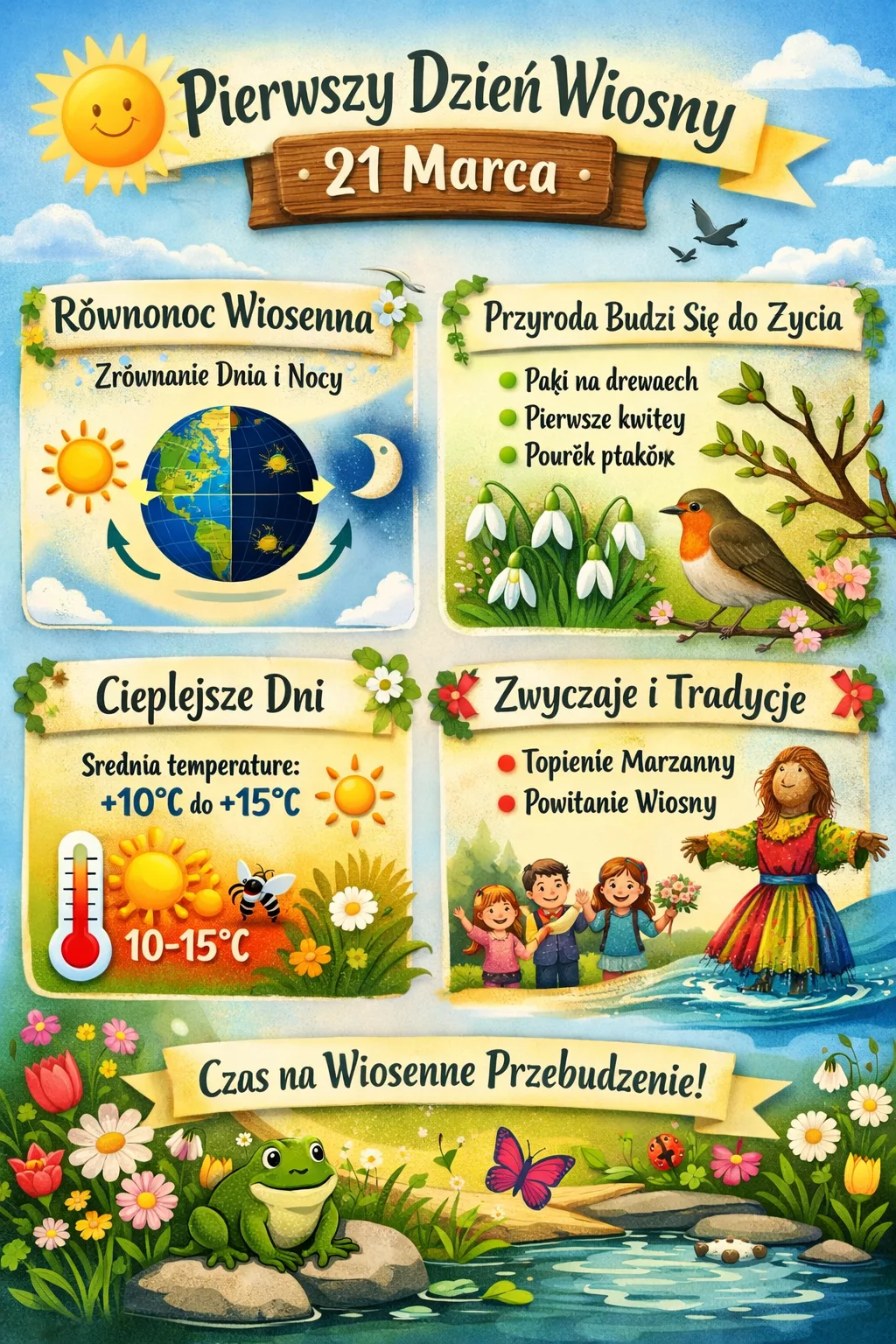 21 marca – pierwszy dzień wiosny. Co to oznacza i dlaczego to ważne?