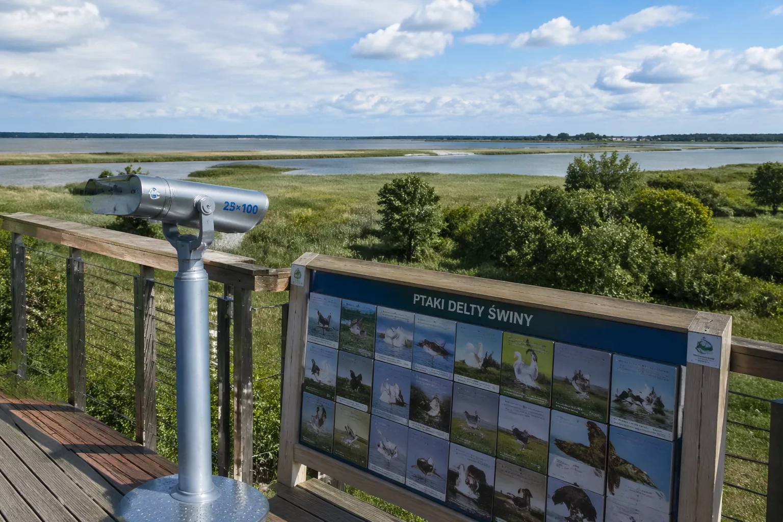 Świnoujście z nową atrakcją turystyczną. Powstaną punkty obserwacji przyrody w Delcie Świny