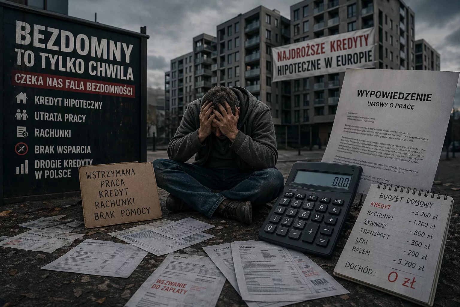 Czeka nas fala bezdomności – Wystarczy jeden kryzys. Czy Polacy są o krok od bezdomności przez kredyty hipoteczne