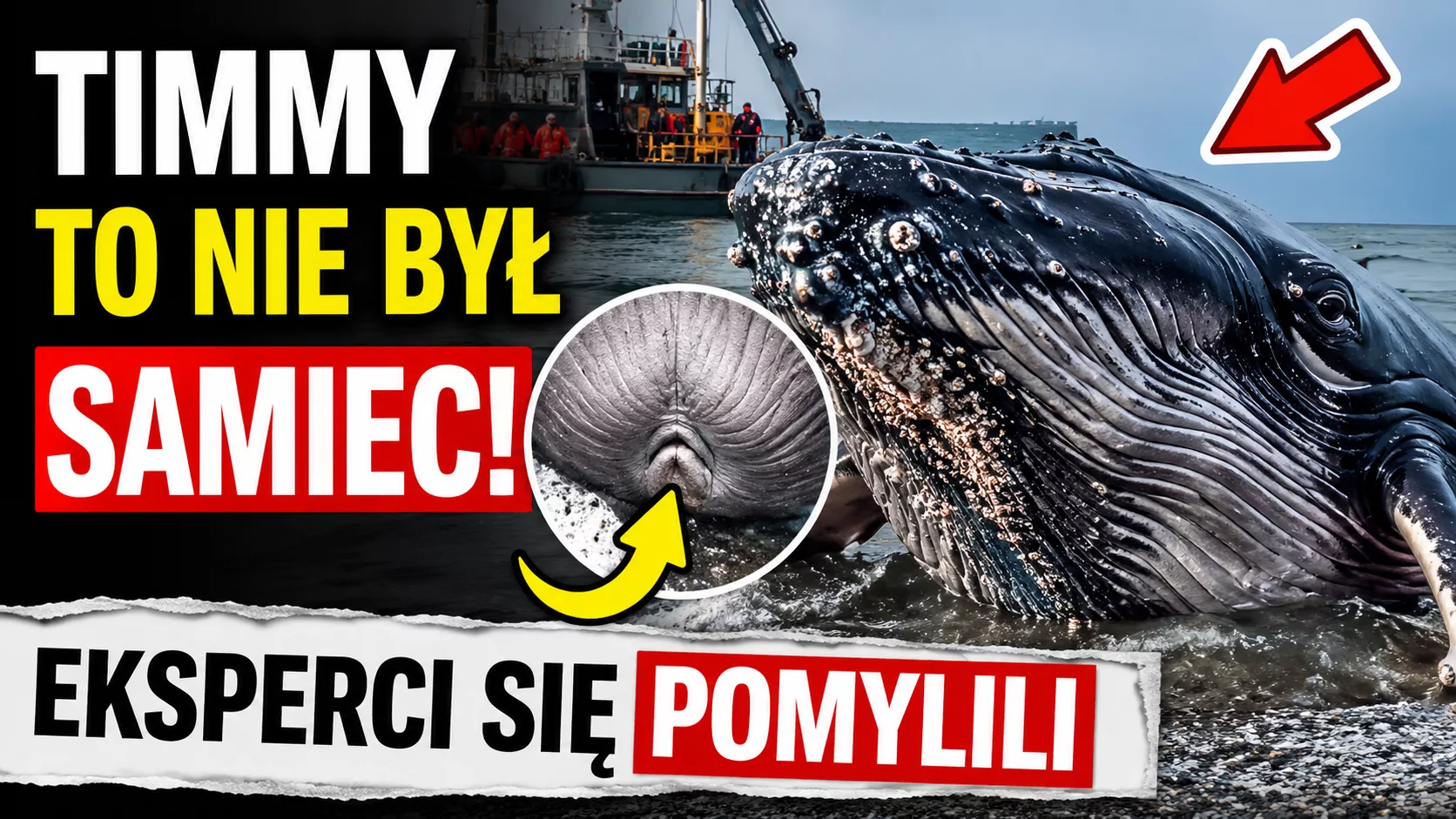 Szokujące ustalenia w sprawie humbaka Timmy’ego. Eksperci byli w błędzie