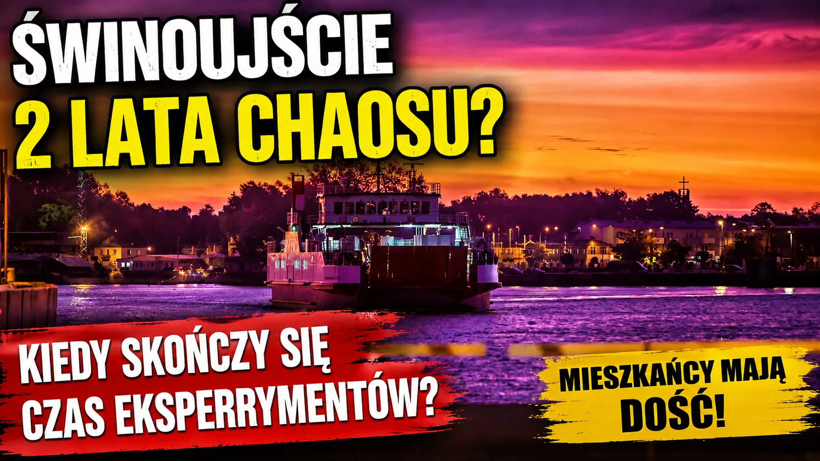 Dwa lata rządów Joanny Agatowskiej w Świnoujściu. Mieszkańcy pytają: kiedy skończy się czas eksperymentów?