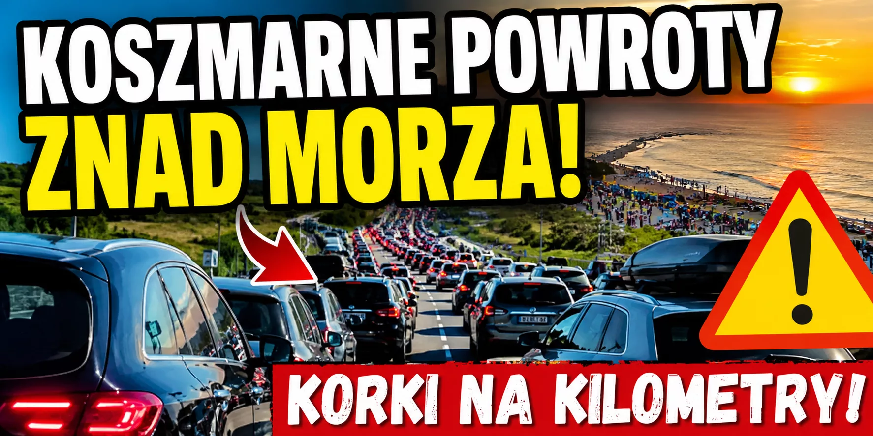 Powroty znad morza ruszyły na dobre. Kierowcy muszą uważać. Te błędy mogą skończyć się tragedią