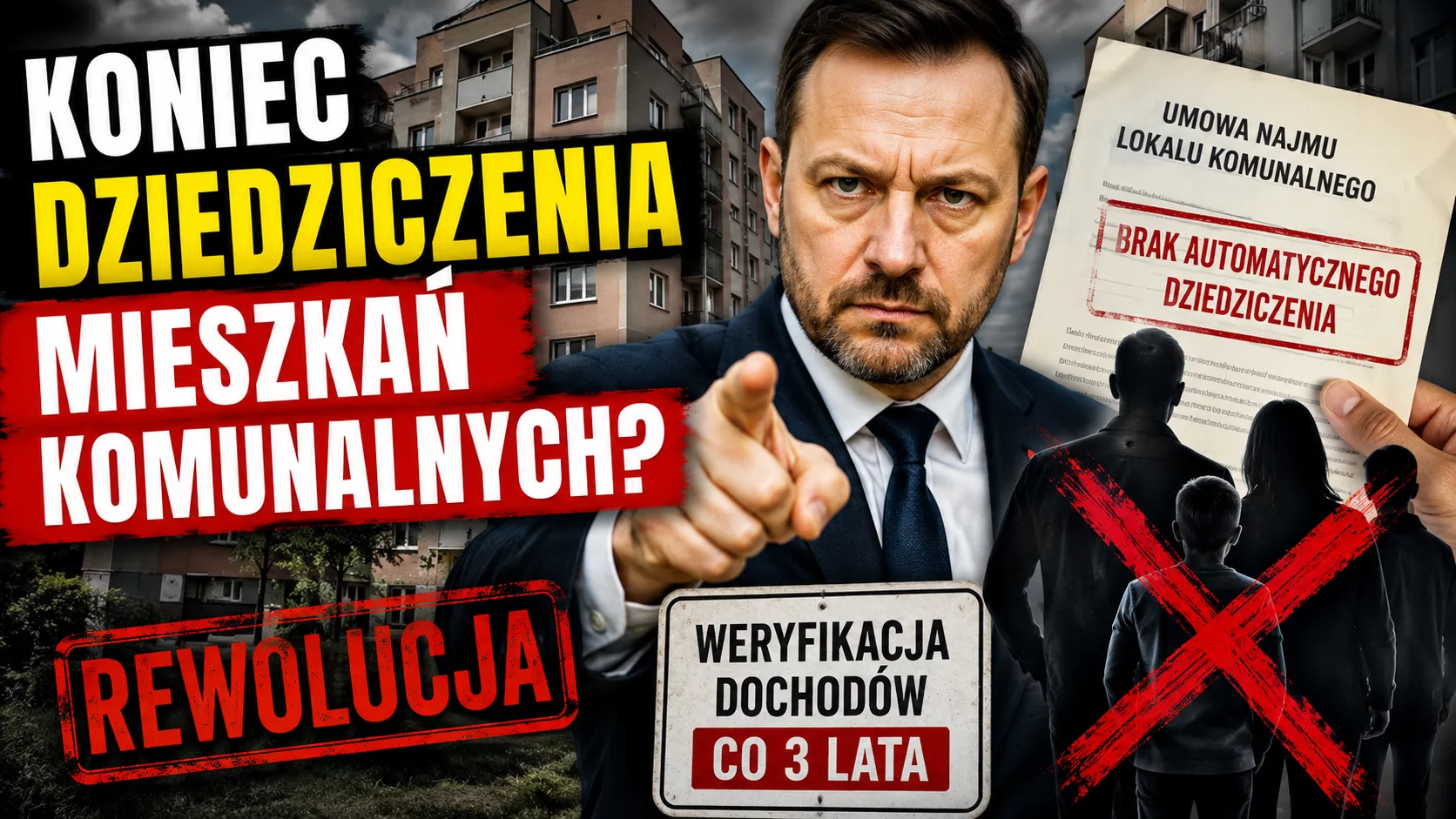 Koniec „dziedziczenia” mieszkań komunalnych? Rząd szykuje wielką rewolucję. Lokatorzy będą sprawdzani co trzy lata