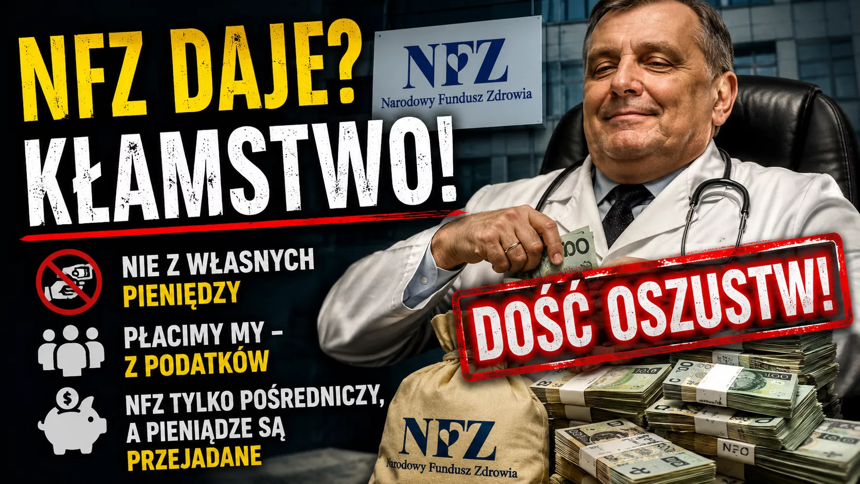 NFZ „daje”, „dopłaca”, „sfinansuje”? Polacy coraz częściej pytają: z czyich pieniędzy naprawdę działa system ochrony zdrowia?