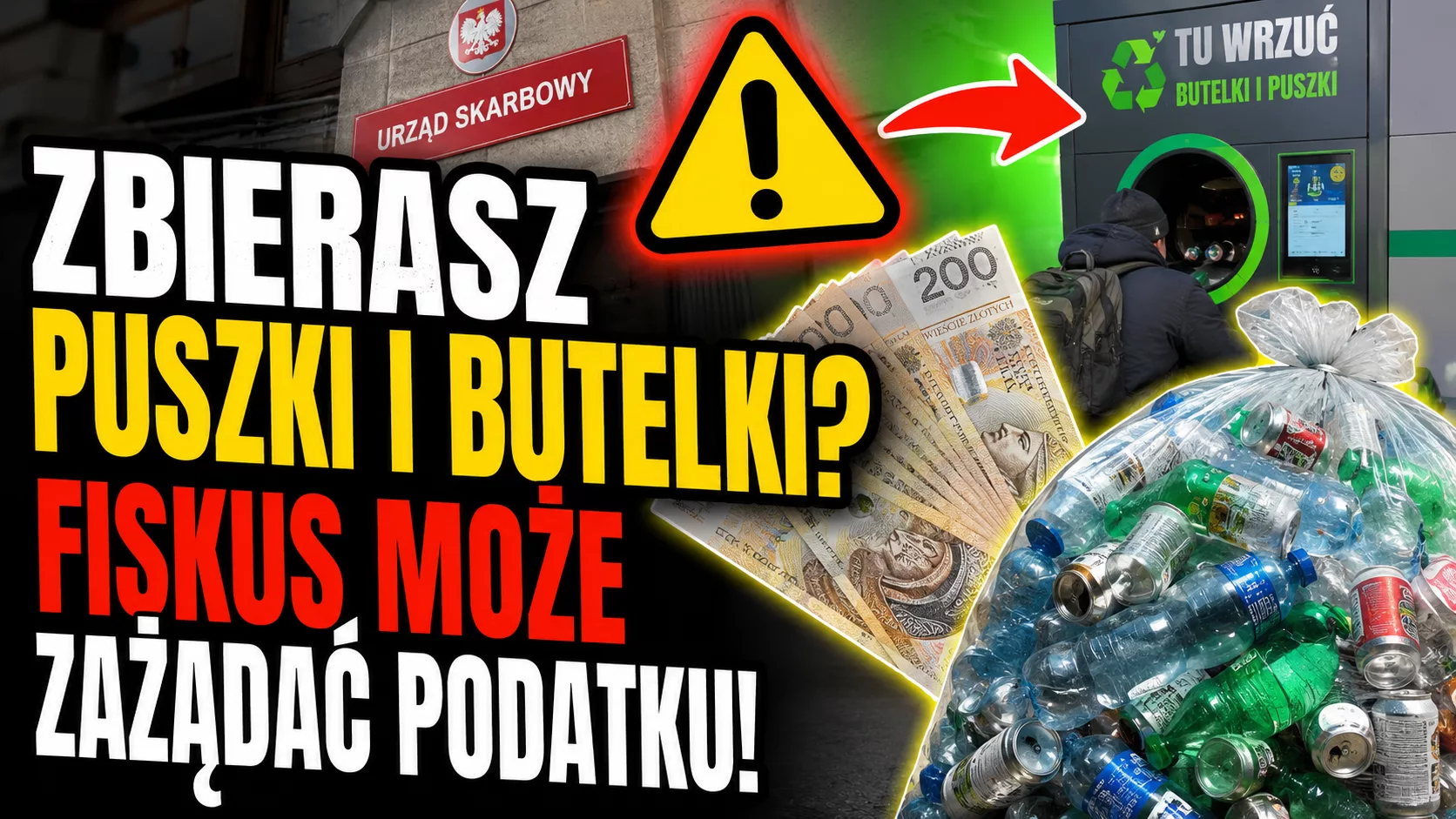Kiedy zapłacisz podatek za oddawanie butelek w systemie kaucyjnym ??