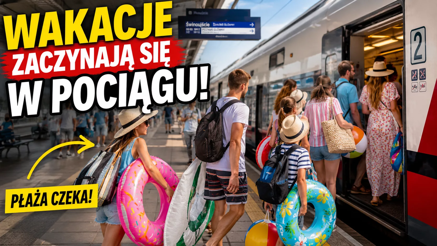 Czy turyści z Poznania zaleją plaże w Świnoujściu – Idealnie skomunikowane połączenie na wakacje