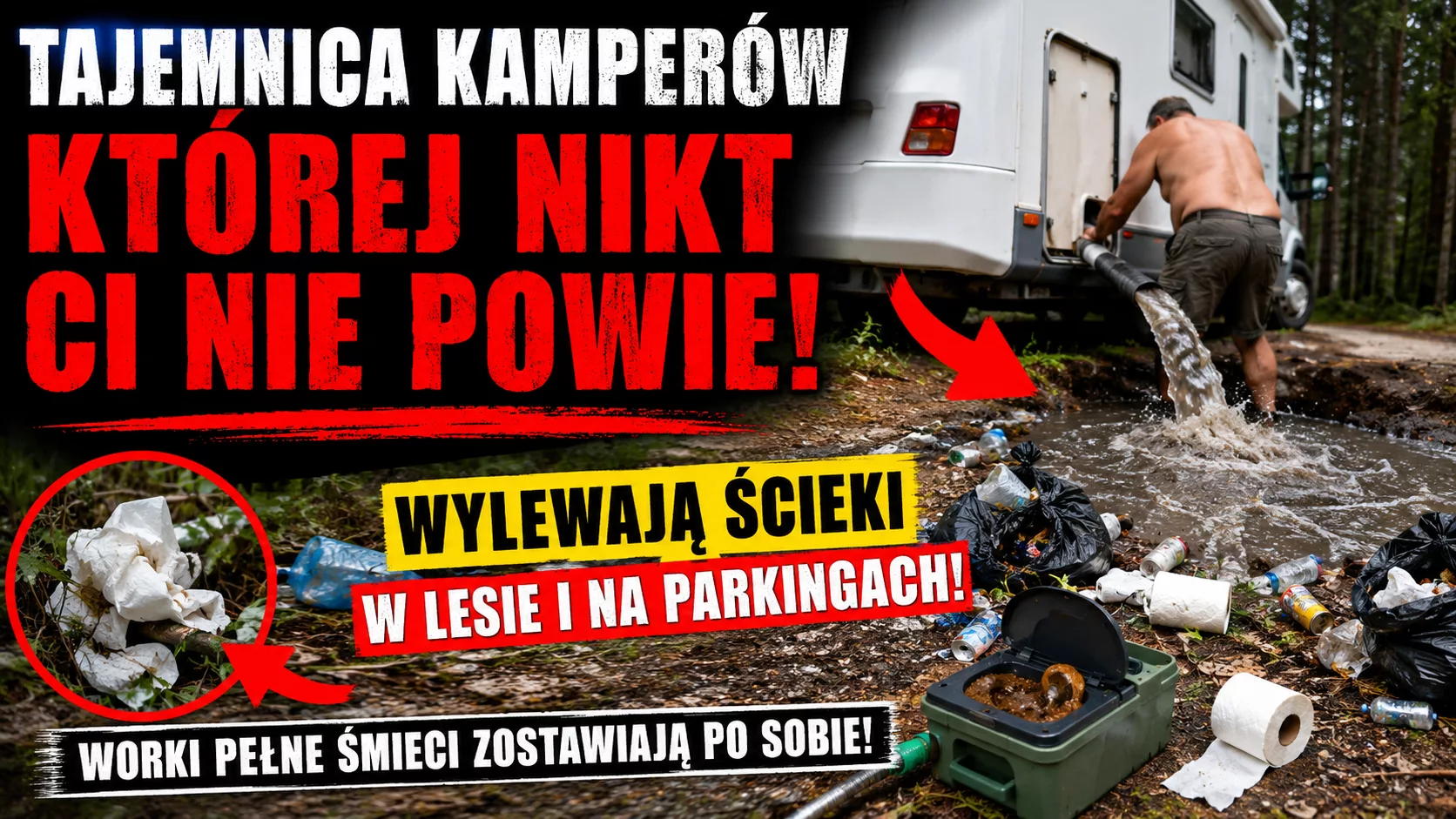 Kamperowy raj czy ekologiczny koszmar? Co naprawdę dzieje się na dzikich parkingach