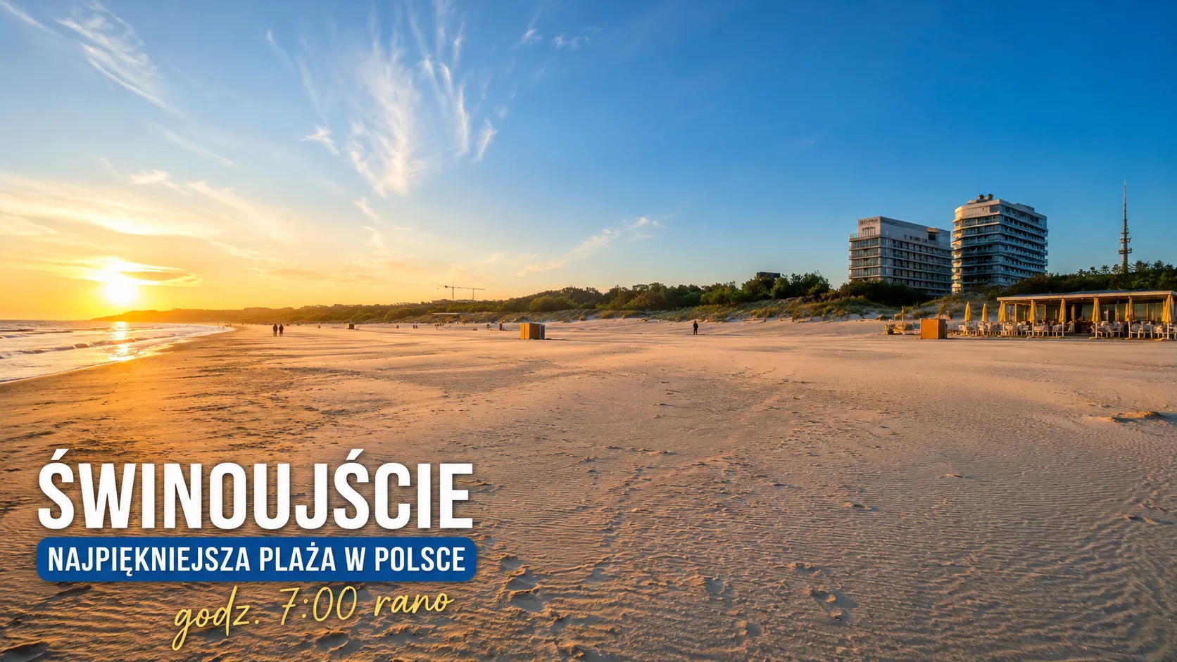 Świnoujście. Najpiękniejsza plaża w Polsce? O godzinie 7 rano zrozumiesz, dlaczego ludzie wracają tu co roku