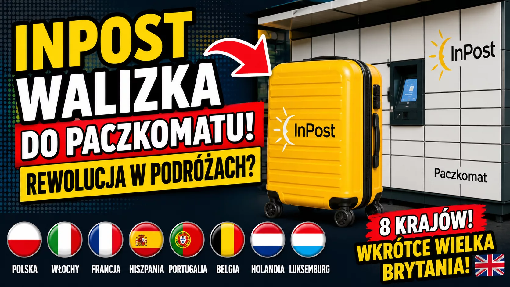 InPost Parcel Suitcase. Polska firma chce zmienić podróżowanie po Europie. Rewolucja już się zaczęła?